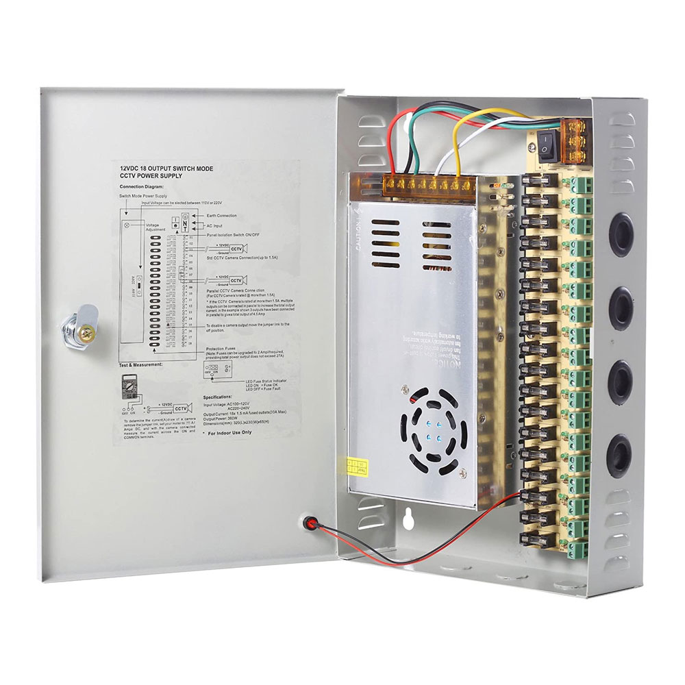 Cctv Camera Power Supply Diagram