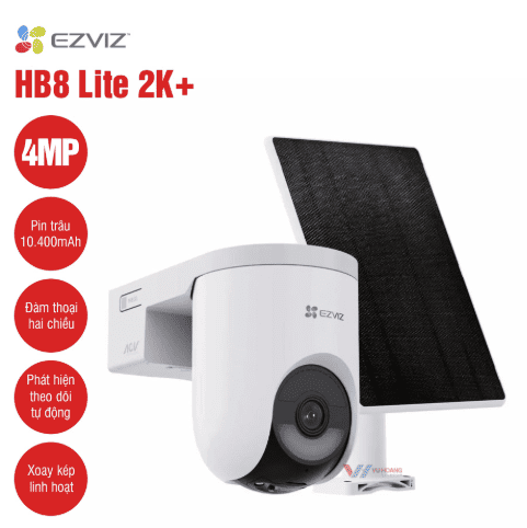 EZVIZ HB8 Lite Kit Outdoor Security Camera with Solar Panel EZVIZ HB8 Lite Kit Outdoor Security Camera with Solar Panel - Image 1